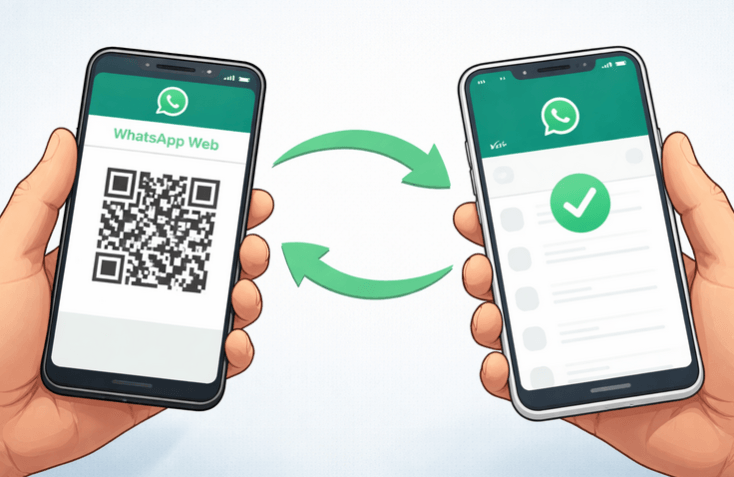 WA Web HP, Cara Buka WA Web di HP