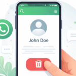 cara hapus kontak wa