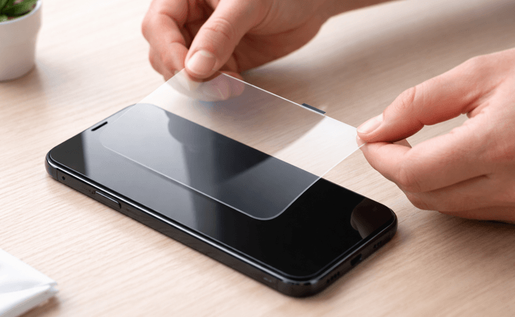 cara pasang anti gores